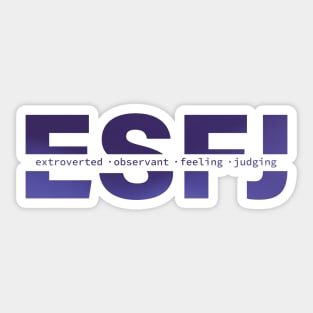 ESFJ Personality Sticker